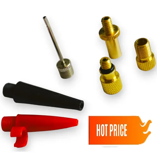 Fahrrad Ventiladapter Set mit 6 Adaptertypen - Praktisches Set mit 6 Ventiladaptern für verschiedene Ventiltypen. Ideal für den Einsatz beim Fahrradfahren, inklusive Nadel und Rahmenhalterung. Kompakt und leicht für unterwegs.