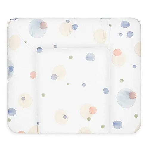 BONKY® Wickelauflage 85x72 cm - weiche Wickelunterlage - Baby Wickeltischauflage - Wasserdischt - Abwaschbar - Made in EU - 100% Oeko TEX - Mono 5A
