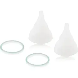 Miniland Wechselbare Aufsätze und Ringe für den Nasensauger - Weiß