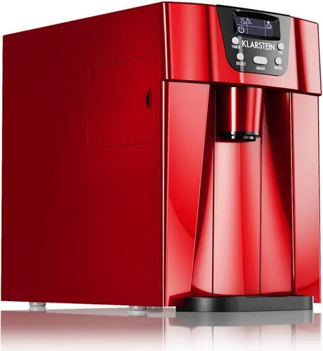 Klarstein Eiswürfelmaschine Ice Volcano 2G - Eiswürfelmaschine für Zuhause mit 2 Liter Wassertank, produziert bis zu 12 kg Eis pro Tag in zwei Größen. Blitzschnelle Zubereitung in 6-10 Minuten und komfortable Softtouch-Steuerung.