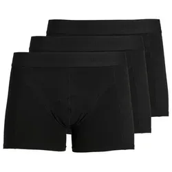 JACK & JONES Herren Jacwaistband Trunks 3er Pack Boxershorts - Retroshorts für Herren, anatomisch korrekte H-Form für hohen Tragekomfort und eine bequeme Baumwoll-Elasthan-Mischung für Flexibilität und Strapazierfähigkeit.