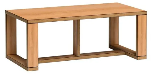 Masseno Couchtisch CARINI 120 cm Kaffetisch für Wohnzimmer Sofatisch Wohnzimmertisch Eichefarben