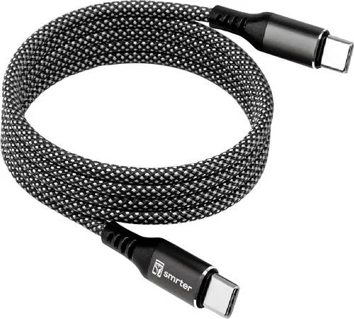 Smrter USB-Ladekabel USB-C Stecker 1m Anthrazit MAGNETO_C2C_AT_R