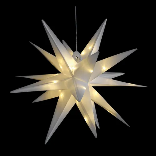 LED 3D Weihnachtsstern Stern Hängen Weihnachtsbeleuchtung DIA 100cm Außen IP44