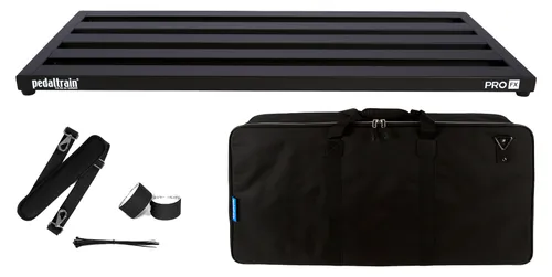 Pedaltrain PRO FX inkl. Softcase - Gitarren-Effektgeräte - Flaches Design für den einfachen Transport großer Effekte, inklusive robustem Softcase, Klettbandrolle und Kabelbinder für perfekte Organisation.