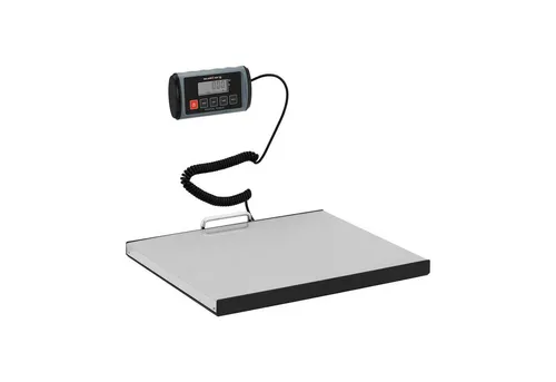 Steinberg Systems Feinwaage Paketwaage 100 kg - Feinwaage für präzise Messungen bis 100 kg mit 0,05 kg Genauigkeit. Externes LCD-Display und kompaktes Design für einfachen Transport im Büro und Handel.