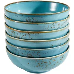 Creatable Schüsselset 6-teilig, Türkis in türkis von CreaTable