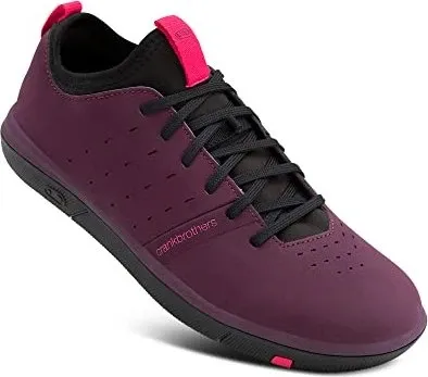 Crankbrothers Stamp Street Fabio Lace Fahrradschuhe, Lila Pink, Größe 44 - Fahrradschuhe mit schnürbarem Design für optimalen Halt und Stil, ideal für den urbanen Einsatz und Freizeitfahrer.