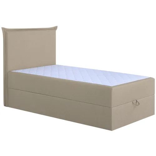 Beige Boxspringbett mit Bettkasten von Roller