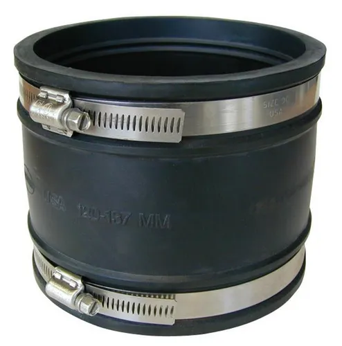 RUG Multiflex Verbinder 75-89 - Flexible Verbindung für Rohre mit Außenmaß 75-89 mm, inklusive zwei UV-beständigen Edelstahlschellen aus langlebigem EPDM-Kautschuk.