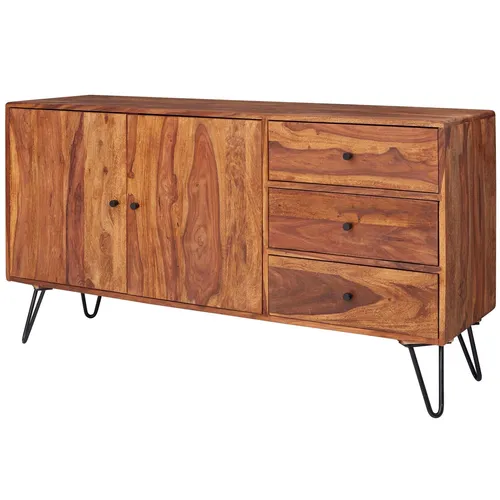 Wohnling Sideboard WL5.349 aus Sheeshamholz