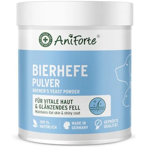 AniForte Bierhefe Pulver für Hunde 500g