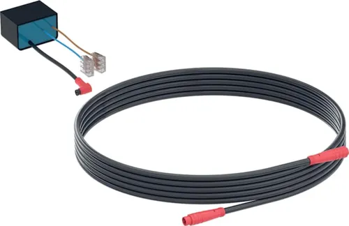 Geberit Netzteil 115335001 für Elektroanschlussdose - Sanitärinstallation, ideal für den Einbau in Elektroanschlussdosen und ausgestattet mit 1,8 m Spannungsversorgungskabel für flexible Installation.