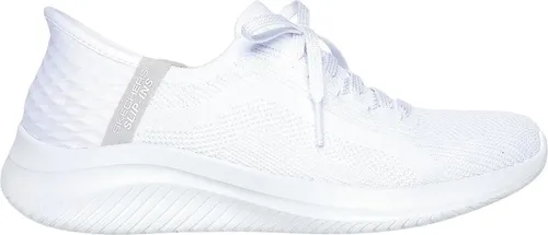 Skechers Ultra Flex 3.0 Pantoletten für Damen - Sneaker mit TOUCHLESS FIT für mühelosen Komfort. Exklusive Comfort Pillow-Konstruktion und Skechers Air-Cooled Memory Foam sorgen für ein sockenähnliches Tragegefühl.