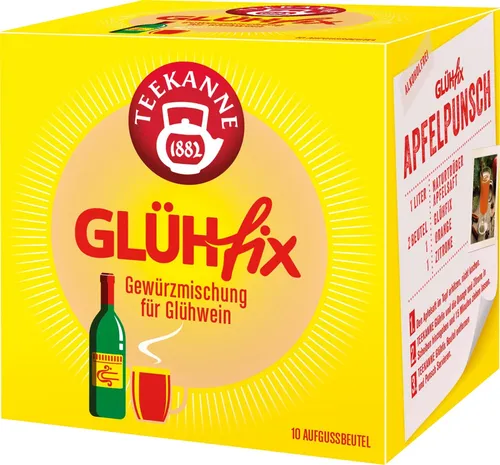 Teekanne Glühfix Glühweingewürz 10x1,5g Beutel von Instant-Eistee