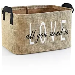 Jute Aufbewahrungskorb – Praktischer Ordnungshelfer