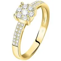 Valeria Damenring 89109612 aus 585er Gelbgold von Christ