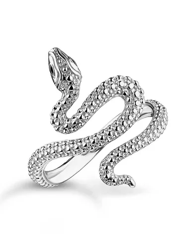 THOMAS SABO Fingerring Schlangen-Optik Tempting Romance in silber von THOMAS SABO