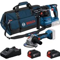 Bosch Professional Combi-Set: Bohrhammer GBH 18V-22 & Winkelschleifer GWS 18V-8