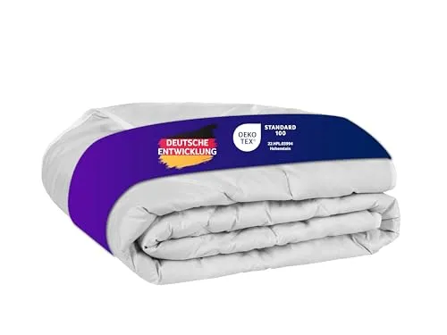 Traumnacht Kamelhaardecke 135 x 200 cm - Bettdecken für gesundes Schlafklima - Leichte Kamelhaardecke aus 100% Kamelhaar, ideal für Rheumatiker und Schwitzer, Öko-Tex zertifiziert und produziert in Deutschland.