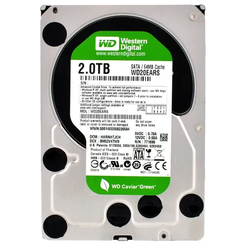 Produktbild Western Digital 2TB WD20EARS Festplatte
