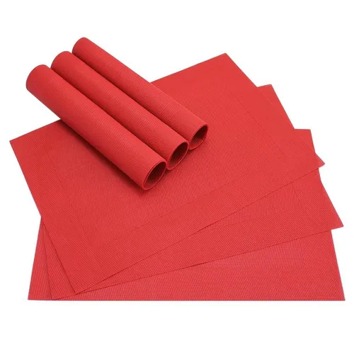 Tischsets Rot von matches21 HOME & HOBBY