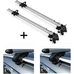 Fahrradträger Set Bike Pro + Relingträger VDP XL 135 für VW Touran Kombi 03-14