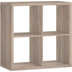 Xxxl Raumteiler Style in Sonoma Eiche - Regal und Raumteiler in einem, ideal für kreative Wohnkonzepte. Mit 4 offenen Fächern bietet er Stauraum und setzt Ihre Deko gekonnt in Szene.