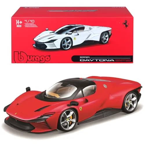 Bburago Ferrari SignatureEdition Daytona SP3 1:18 - limitiertes Metallspritzgussmodell, detailgetreu mit beweglichen Teilen und ideal für Sammler