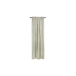 SCHÖNER WOHNEN Vorhang BRIGHT - Transparenter Schlaufenvorhang in Beige, 130 x 250 cm - Fertiggardinen mit natürlichem Melange-Look und moderner Netzoptik. Hergestellt aus 100% Polyester, sorgt für Helligkeit und eine elegante Atmosphäre in jedem Raum.