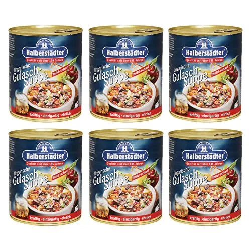 Halberstädter Ungarische Gulaschsuppe 6er Pack (6 x 800 g)