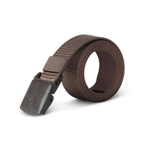 Bestlivings hemmy Canvas Unisex Stoffgürtel 130cm lang 3,8cm breit, Verstellbarer Arbeitsgürtel ohne Löcher - Kunststoffschnalle - Gürtel für Damen und Herren