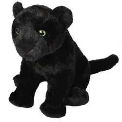 Wild Republic Cuddlekins Jaguar schwarz 30cm - Dschungel & Steppe, hochwertiges Kuscheltier mit geprüfter Qualität nach DIN EN 71, perfekt für Kinder und Tierliebhaber.