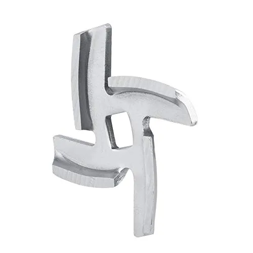 Fdit Fleischwolf Klinge Edelstahl Fleischwolf Platte Klinge Cutter Teile für Fleischwolf MEHRWEG VERPACKUNG socialme-eu(46mm)