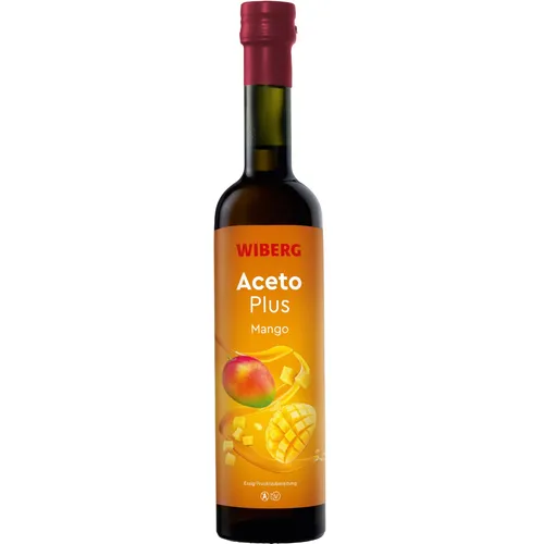 AcetoPlus Mango Essig Fruchtzubereitung 0,5L - WIBERG (36,48 EUR/l)