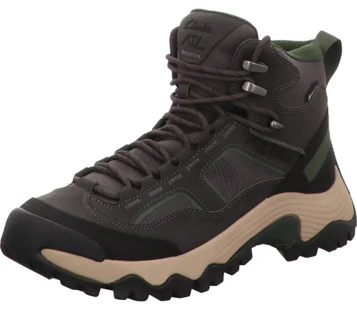 Clarks Knöchelschnürer atl hike hi gtx in dunkelgrau, Gr. 43