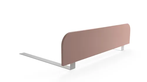 regalik Bettgitter Rausfallschutz Kinderbett 90x20 cm – Rosa Stabile Absturzsicherung ohne Bohren – Einfache Montage unter der Matratze