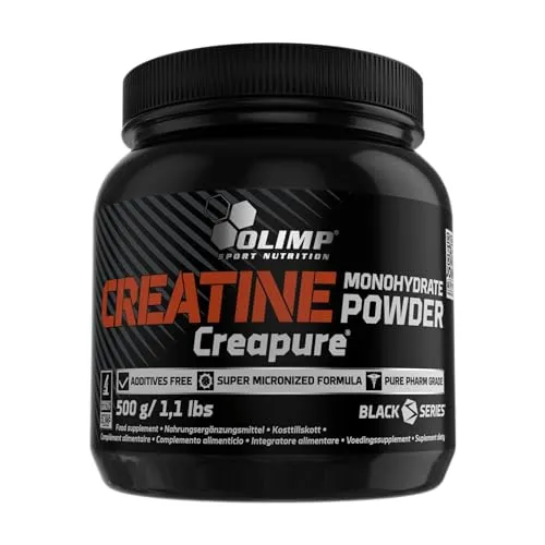 Olimp Creapure Monohydrat Powder, Black, 500 g in schwarz von OLIMP SPORT NUTRITION
