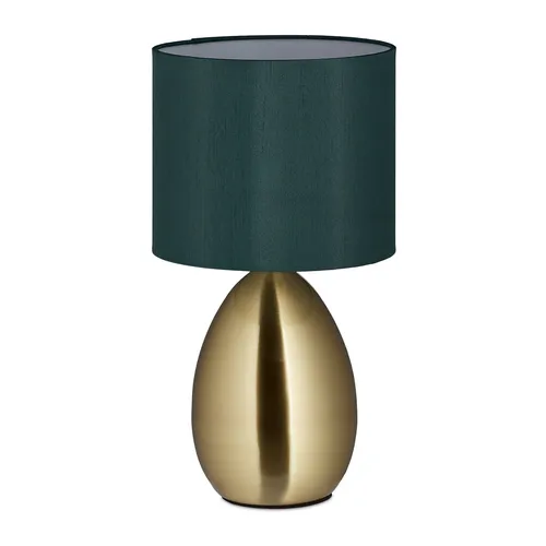 Moderne Nachttischlampe in gold von Relaxdays