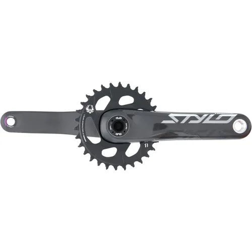 Truvativ Stylo Carbon Eagle 30T DUB Crankset für Fatbikes - Kettenblätter für Fatbikes, leichtes Carbon-Design für optimale Leistung und Langlebigkeit im Outdoor-Einsatz.