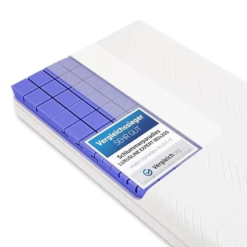 Schlummerparadies® Matratze 3D 7-Zonen - Luxus Schlafkomfort Made in Germany - Matratzen der Luxusline von Schlummerparadies mit 3D 7-Zonen Würfelschnitt, RG 50, für optimalen Schlafkomfort. Ideal für Allergiker, waschbarer Bezug bis 60°C!