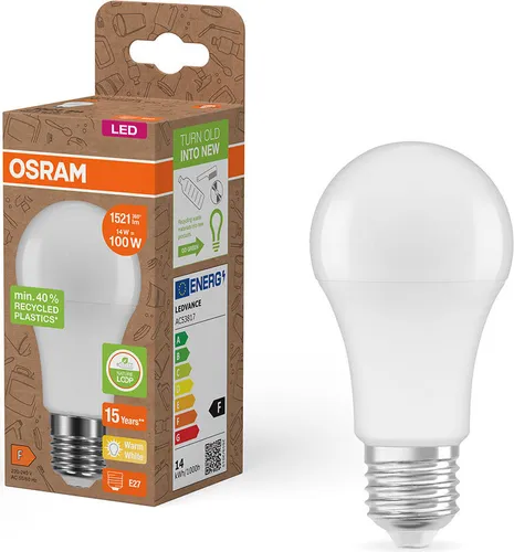 Osram 4058075831889, 14 W, 100 W, E27, 1521 lm, 15000 h, Warmweiß