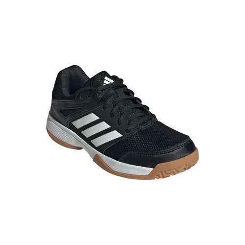 ADIDAS Kinder Volleyballschuhe Speedcourt k - Volleyballschuhe für Kinder mit griffiger Gummiaußensohle, atmungsaktivem Obermaterial und umweltfreundlichem Design aus 20 % recycelten Materialien.