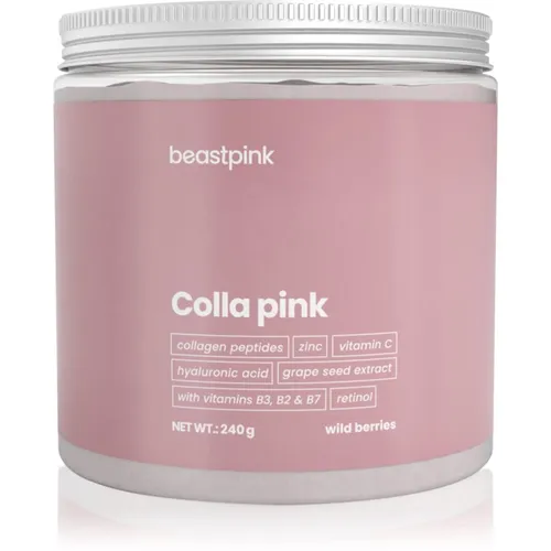 BeastPink Colla Pink Pulver zur Herstellung von Getränken mit Kollagen Geschmack Wild Berries 240 g