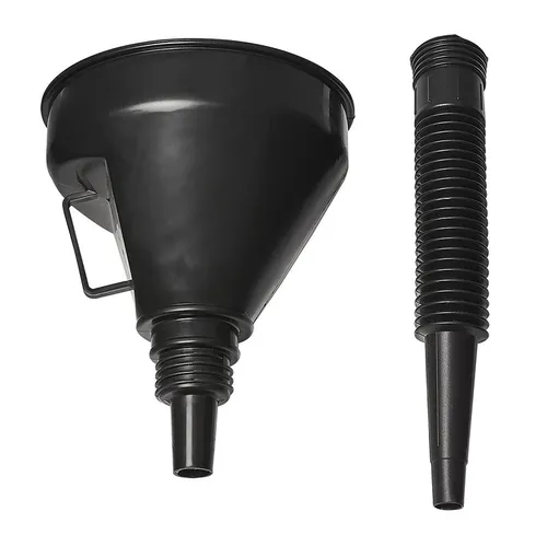 Trichter mit flexiblem Auslaufrohr