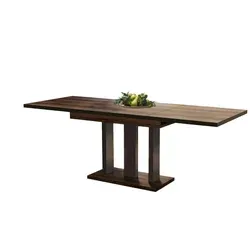 Endo-Möbel Esstisch Appia Black – Rechteckig, 130/210 cm - Eleganter Esstisch mit synchronem Auszug, der von 130 cm auf 210 cm erweiterbar ist. Hochwertige Verarbeitung und pflegeleichte Oberfläche sorgen für gesellige Abende im Esszimmer.