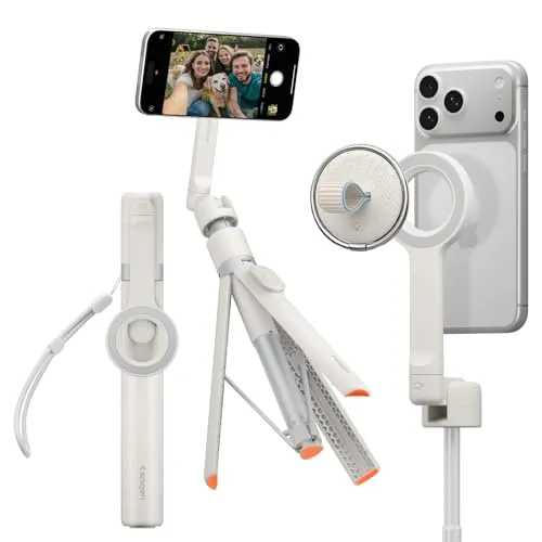 Spigen Selfie Stick für iPhone & Samsung – 360° drehbar, 166,5 cm mit MagSafe