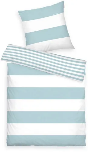 TOM TAILOR Renforcé-Bettwäsche SIENA 135x200 cm in grün von TOM TAILOR HOME