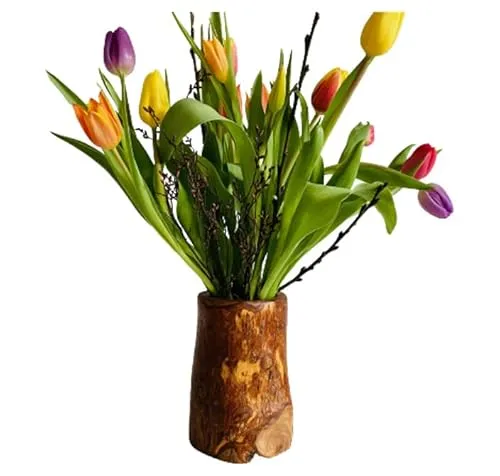 Vase Valentina aus Olivenholz