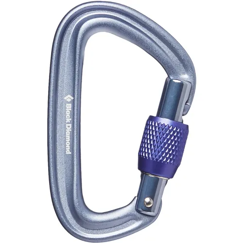 Black Diamond Liteforge Screwgate Karabiner (Größe One Size, grau)